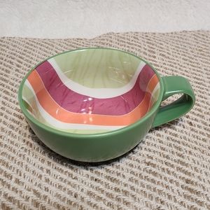 Starbucks Green Rainbow Tea Mug 14oz